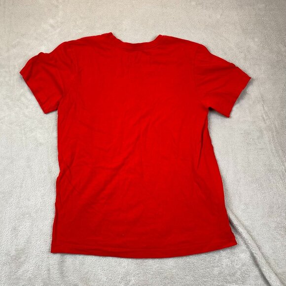 Nike Mens JDI Swoosh T-Shirt Small Red "Just Do It" Tee Short Sleeve Crew Neck - Picture 7 of 7
